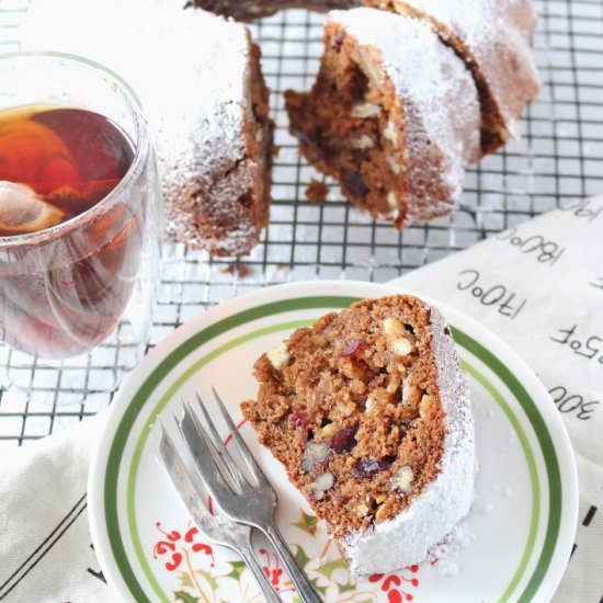 Cranberry Pecan & Spice Coffee Cake
