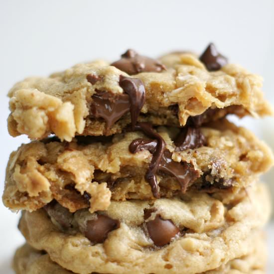 Peanut Butter Oatmeal Cookies