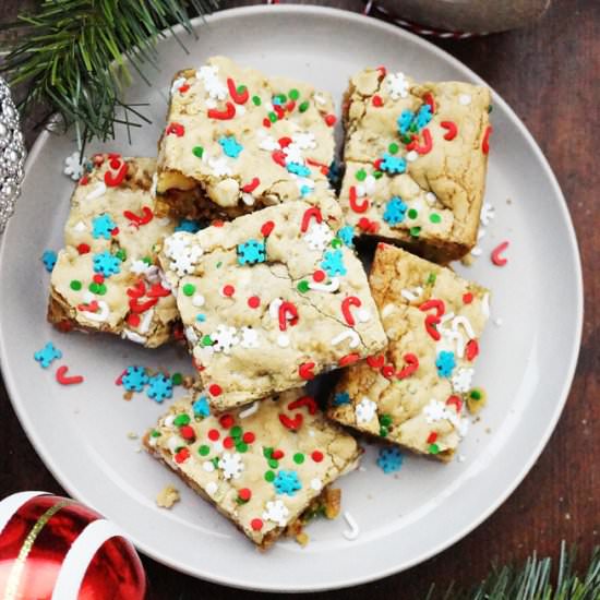 Chocolate Christmas Blondie
