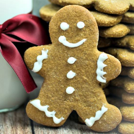 Gluten Free Gingerbread Men Cookies