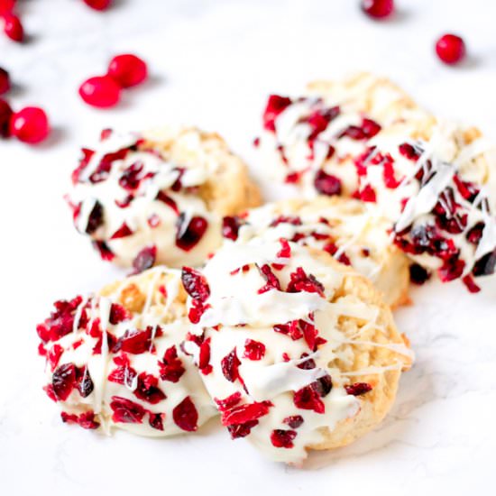 Cranberry White Chocolate Cookies