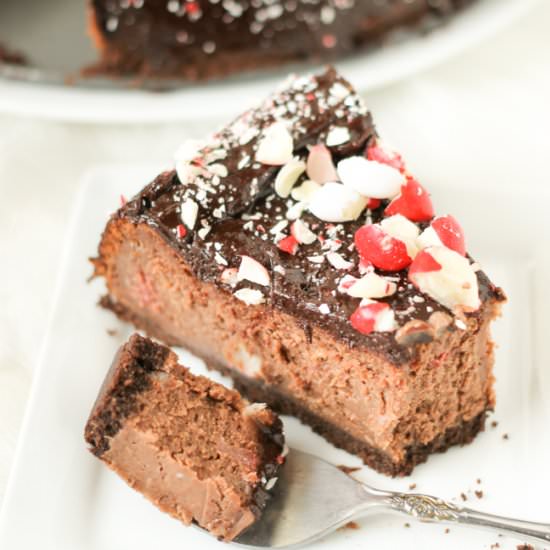 Chocolate Peppermint Cheesecake