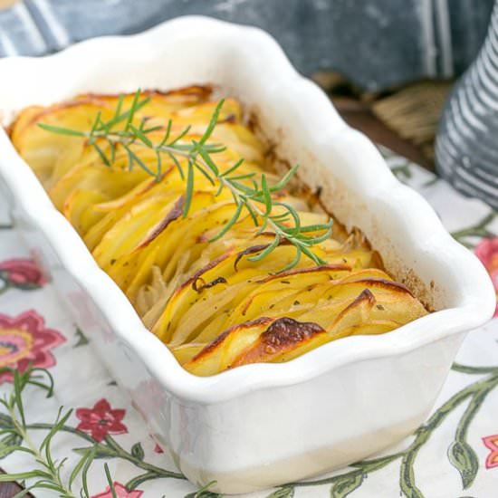 Hasselback Potato Casserole