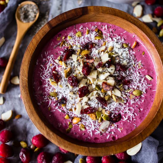 Cranberry Smoothie Bowl