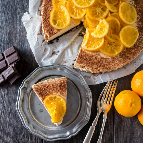 No Bake Greek Yogurt Cheesecake
