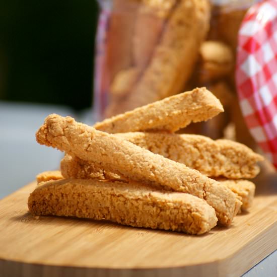 Healthy Almond Biscotti