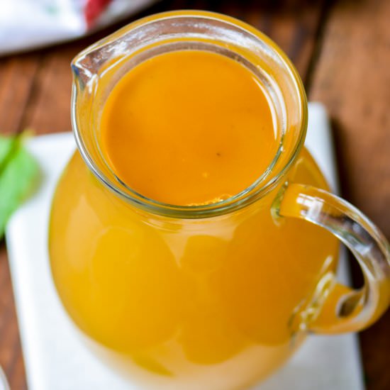 Vegetable Stock in Pressure Cooker