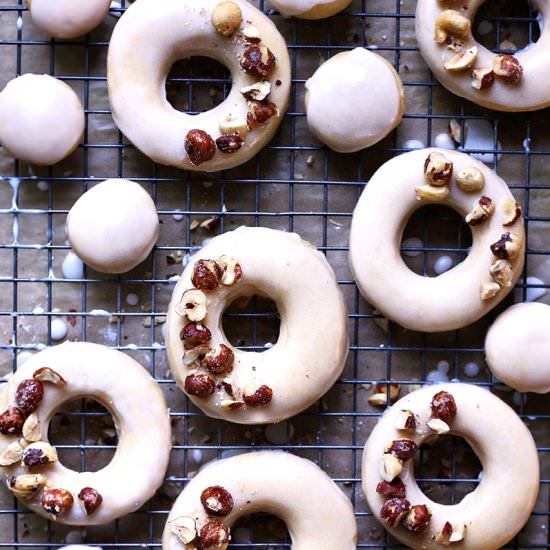 Brown Butter-Hazelnut Doughnuts