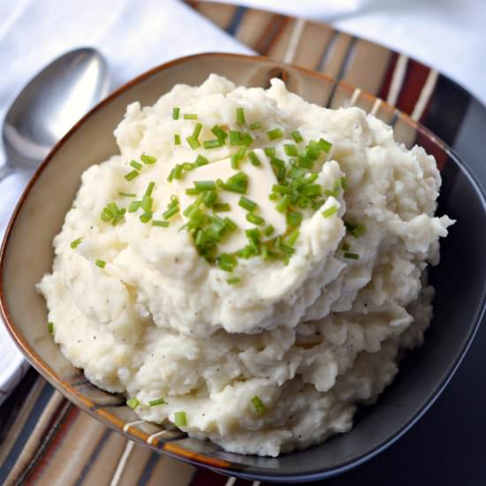 Homemade Creamy Mashed Potatoes