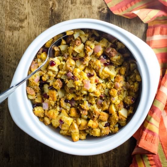 Apple Cranberry Stuffing