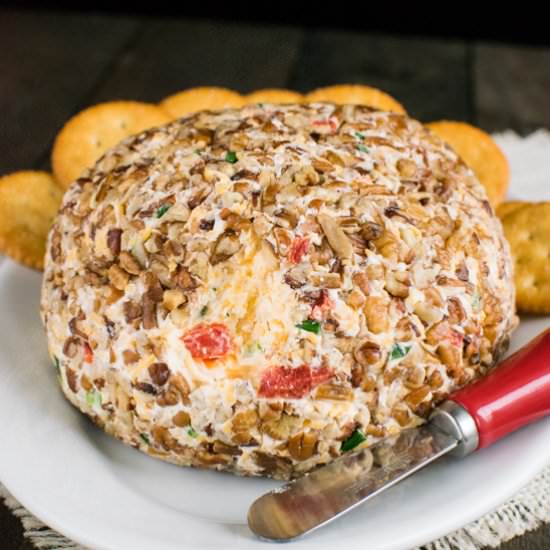 Red Pepper & Garlic Cheese Ball