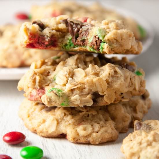 M&M Oatmeal Cookies