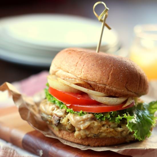 Savory Mushroom Burgers