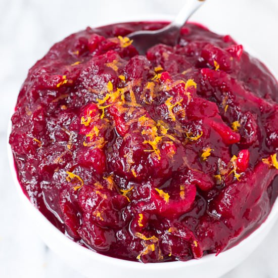 15 Minute Cranberry Sauce