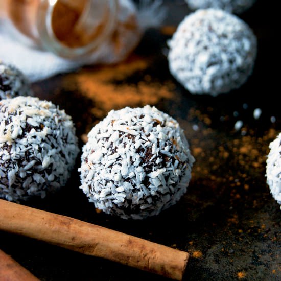 Chocolate Snowball Cookies