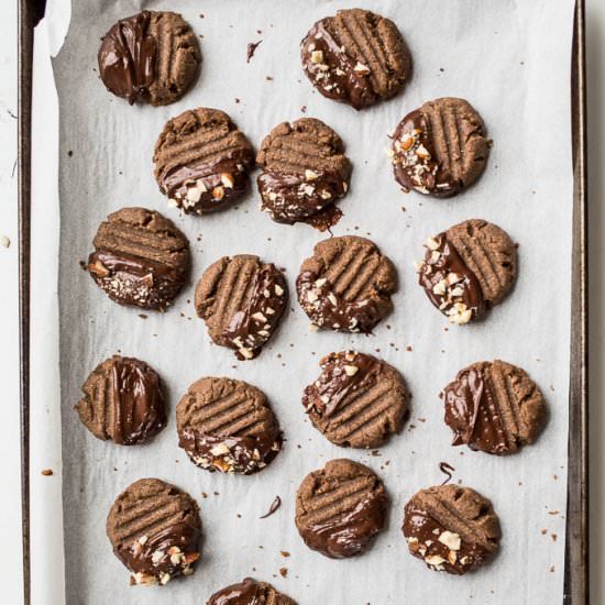 Hazelnut Teff Cookies