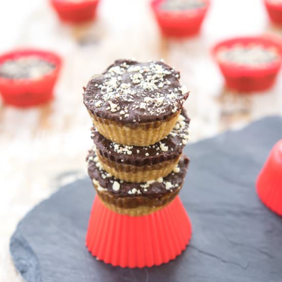 Raw Vegan Snickers Cups