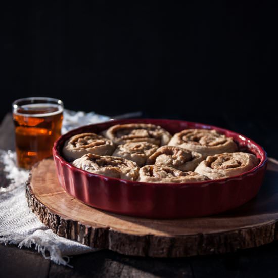 No Yeast Cinnamon Rolls