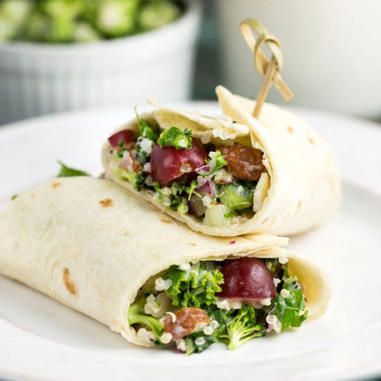 Broccoli Quinoa Wrap