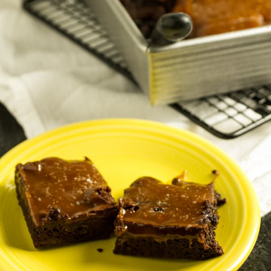 Salted Caramel Brownies