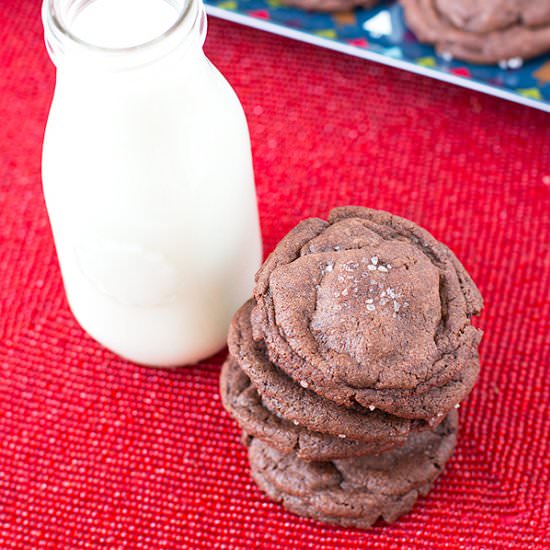 Chocolate Salted Caramel Cookies