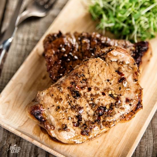 Pork Chops with Balsamic Glaze