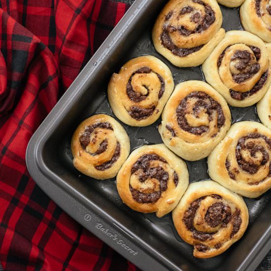 Chocolate Babka Buns