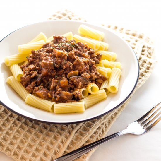 Rigatoni Bolognese