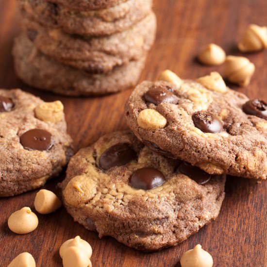 Chocolate Peanut Butter Cookies