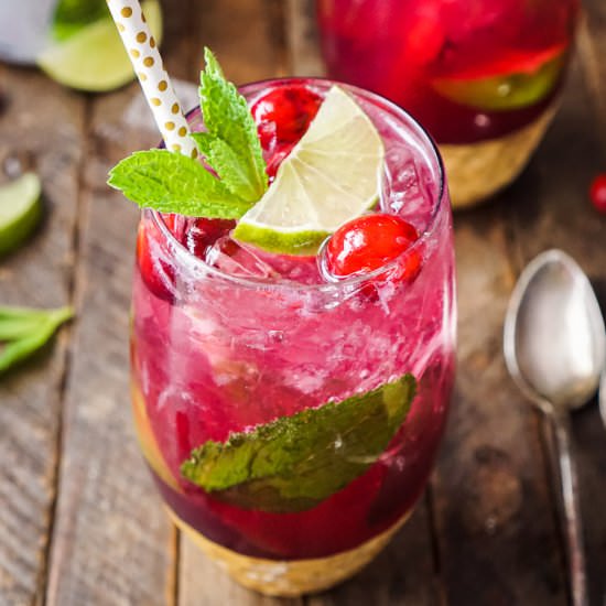 Cranberry Mojito Punch