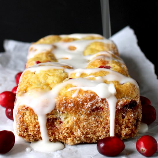 Glazed Cranberry Bread