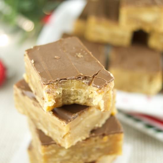 Chewy Toffee Bars