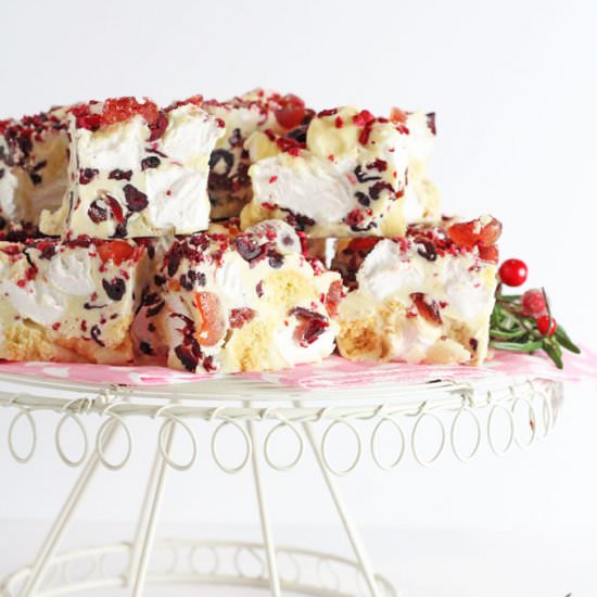 Festive White Chocolate Rocky Road