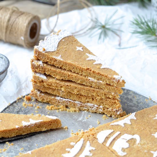 Ginger and Oat Shortbread