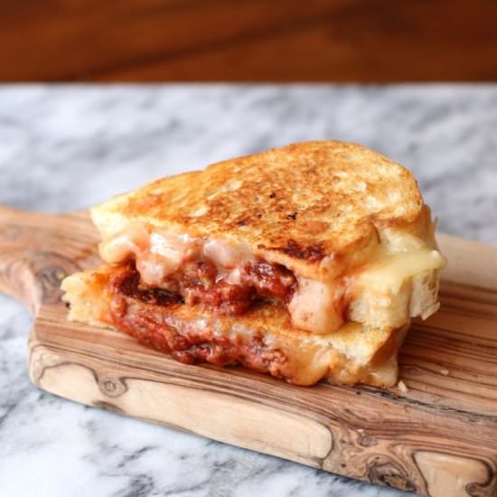 Italian Meat Grilled Cheese