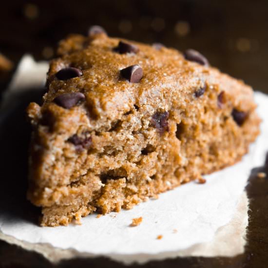 Chocolate Chip Gingerbread Scones