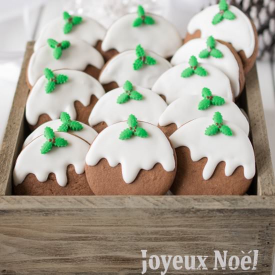 Christmas Pudding Cookies