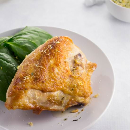 Crispy Lemon Chicken & Finish Salt