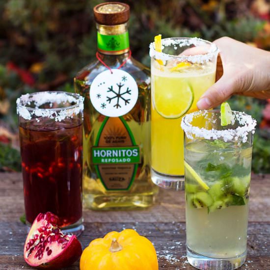 Three Vibrant Margarita