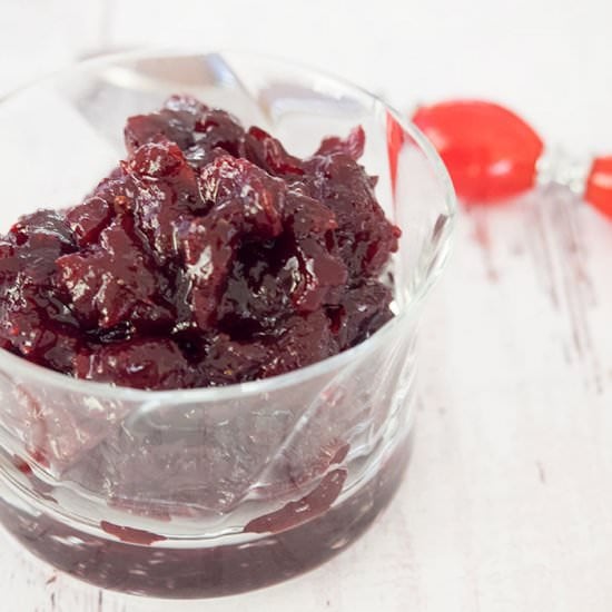 Cranberry and Balsamic Sauce