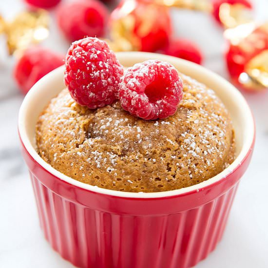 Single Serving Cookie Butter Cake