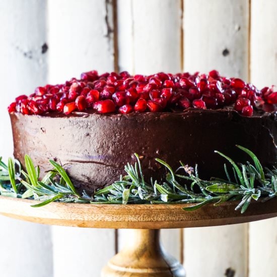 Chocolate Cake with Mocha Frosting
