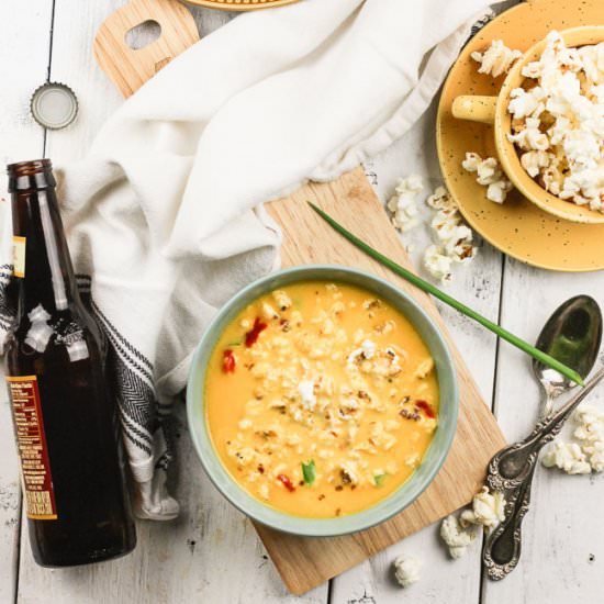 GF Slow Cooker Beer Cheese Soup