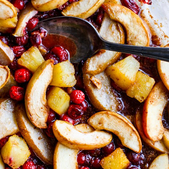Spiced Hot Fruit Bake