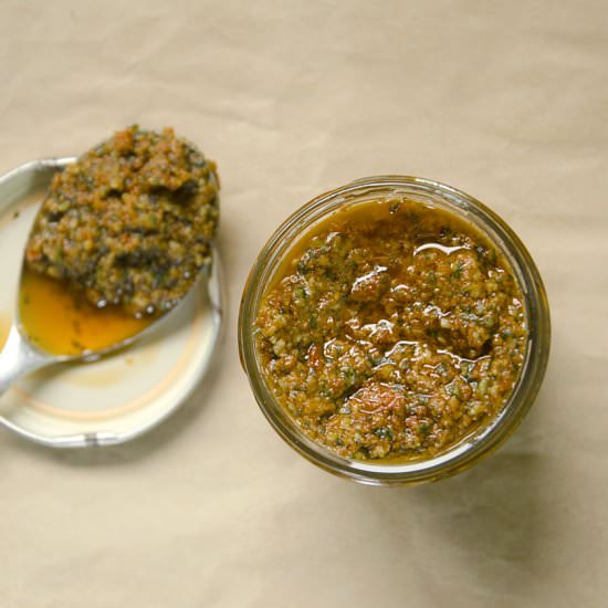 Sun-Dried Tomato Pesto Sauce