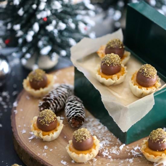 Pumpkin Spice Tarts with Truffles