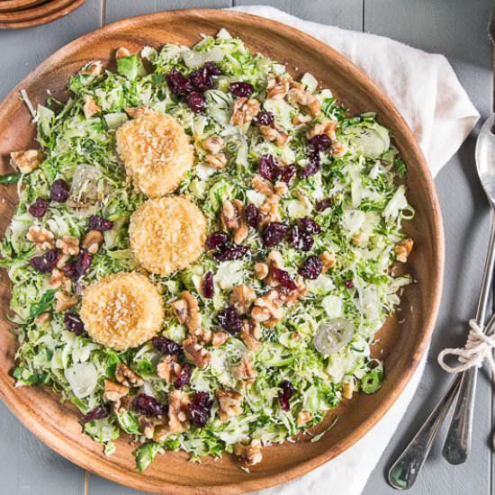 Shredded Brussels Sprouts Salad