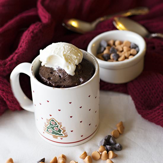 Double Chocolate Mug Cake