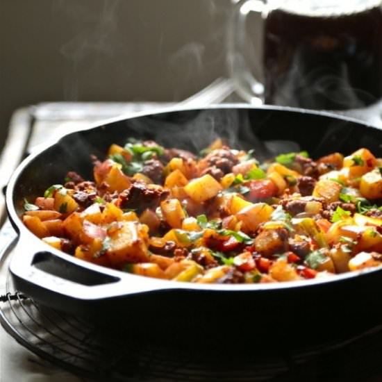 Cowboy Skillet Hash