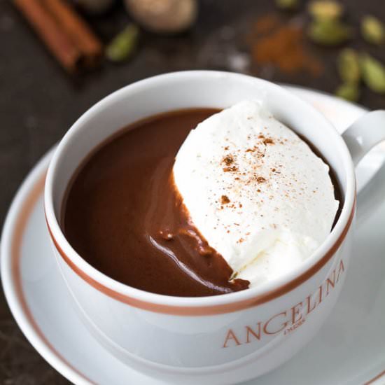Spiced Almond Hot Chocolate
